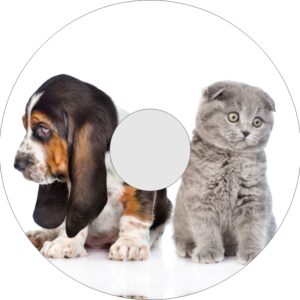 Speichenschutz mit Motiv Hund und Katze