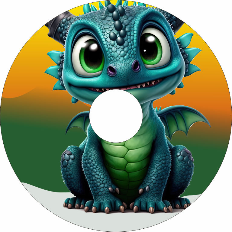 Speichenschutz Nr. 3 - kleiner Dino