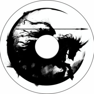 Speichenschutz Nr. 3090 - Krieger auf Pferd