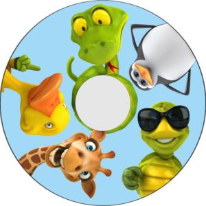 Speichenschutz Nr. 3337 - Tiergesichter