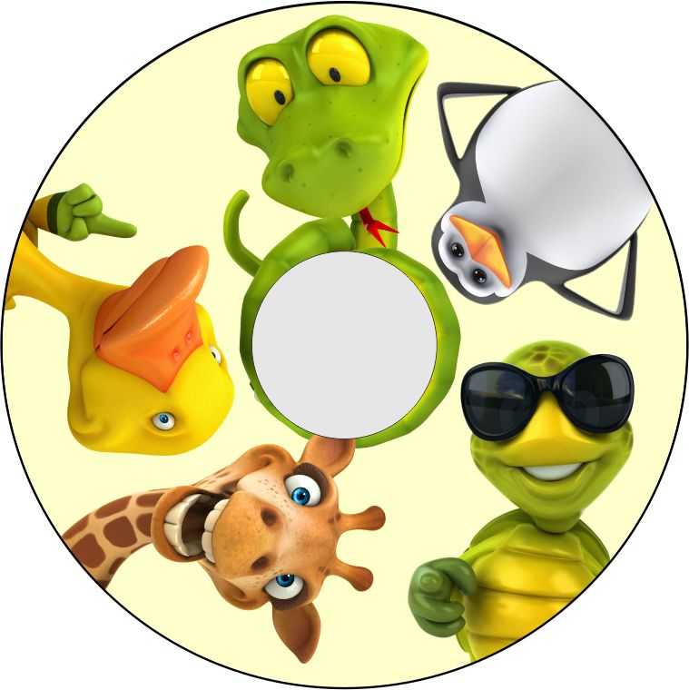 Speichenschutz Nr. 3338 - Tiergesichter