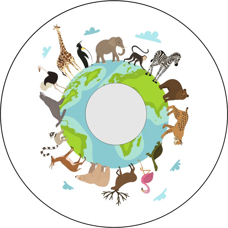 Speichenschutz Nr. 3341 - Tiere Erdball