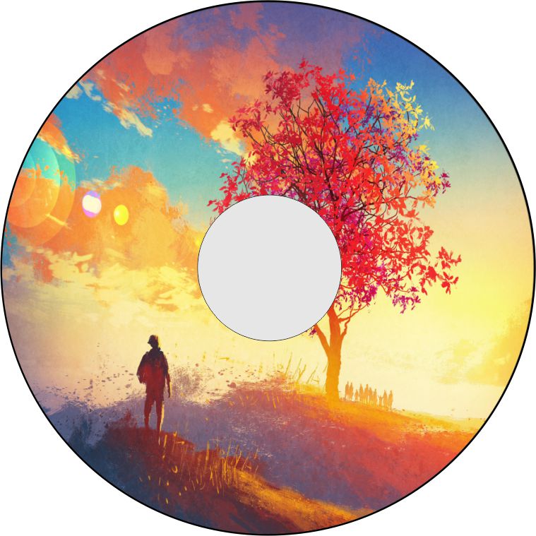 Speichenschutz Nr. 3346 - Fantasy Landschaft