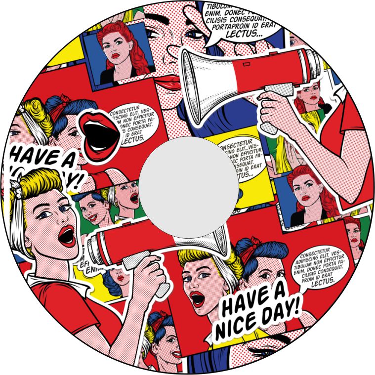 Speichenschutz Nr. 3349 - Comic Have a nice day