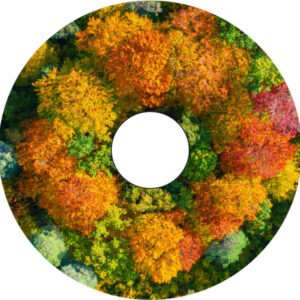 Speichenschutz Nr. 3378 - bunte Bäume