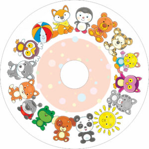 Speichenschutz mit Bärchenmotiv