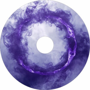 Speichenschutz mit Motiv eines Farbnebels