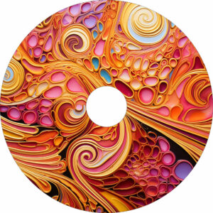 Speichenschutz - Motiv Farbschlieren