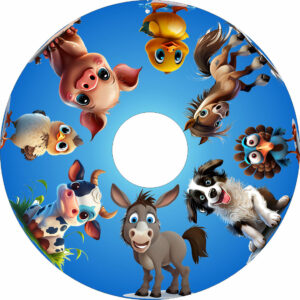 Speichenschutz mit Motiv Tiere Comic-Style